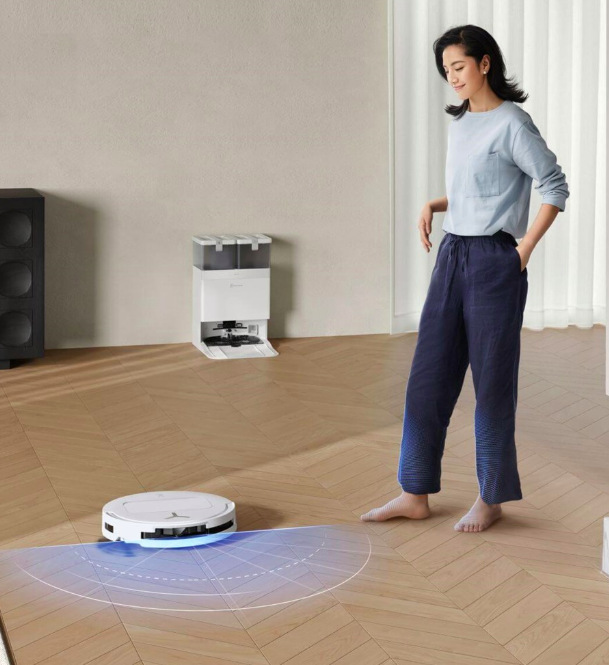 Ecovacs Robotický vysavač Deebot T50 Pro Omni White 5